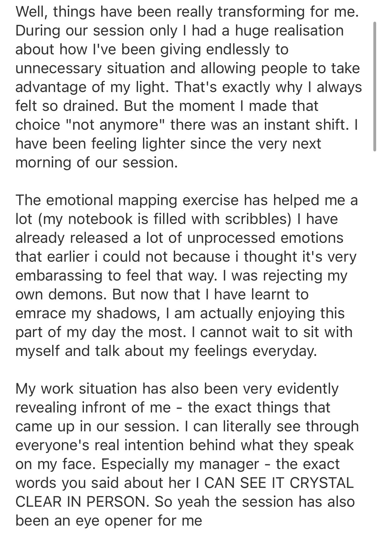 Soulhome Testimonial