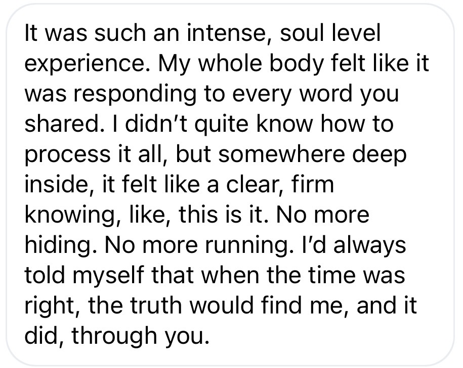 Soulhome Testimonial