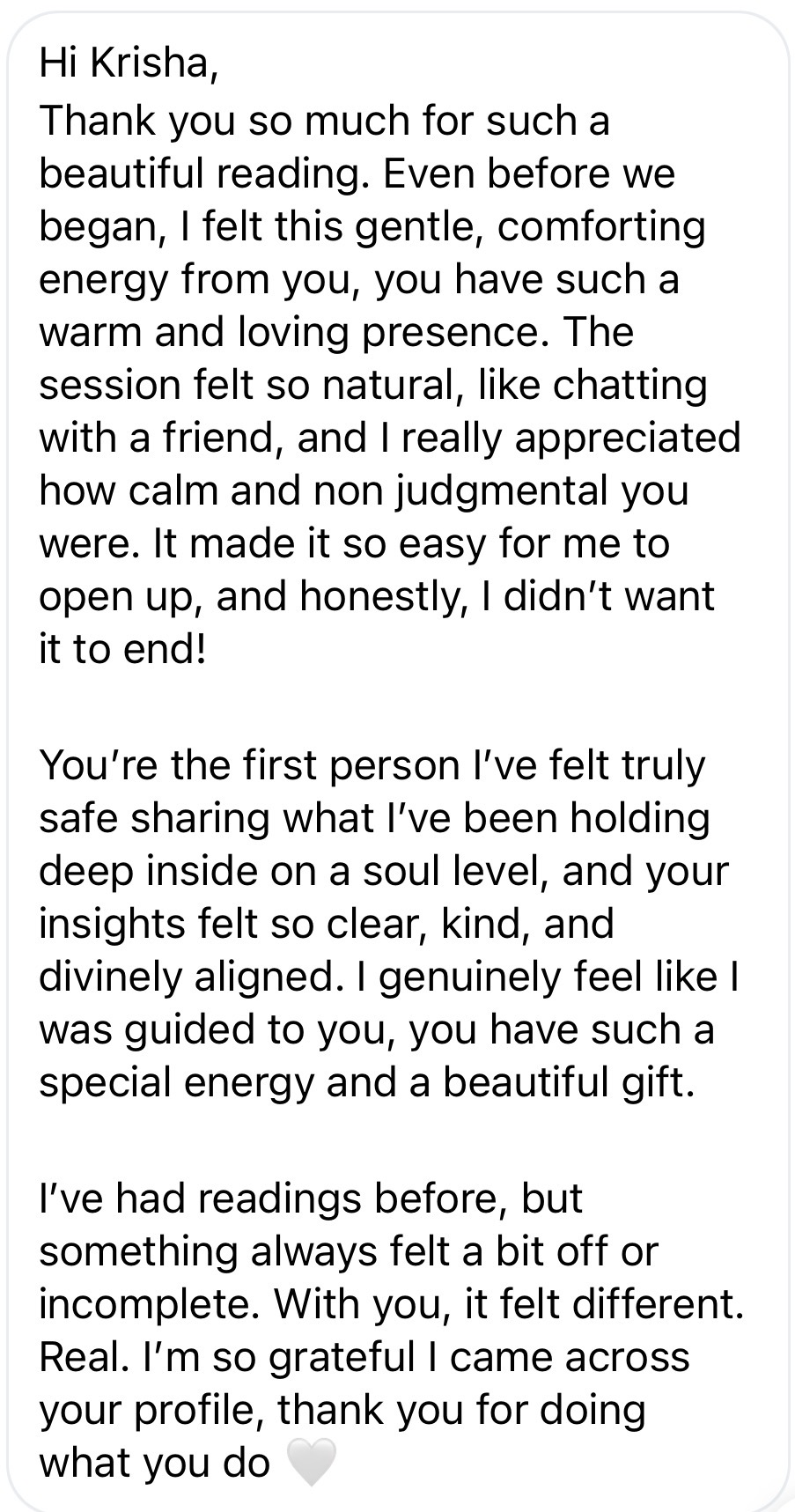 Soulhome Testimonial